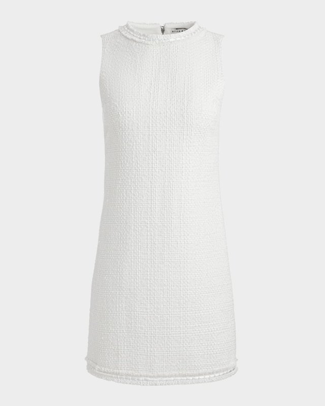 Coley Slim-Fit Tweed Mini Dress